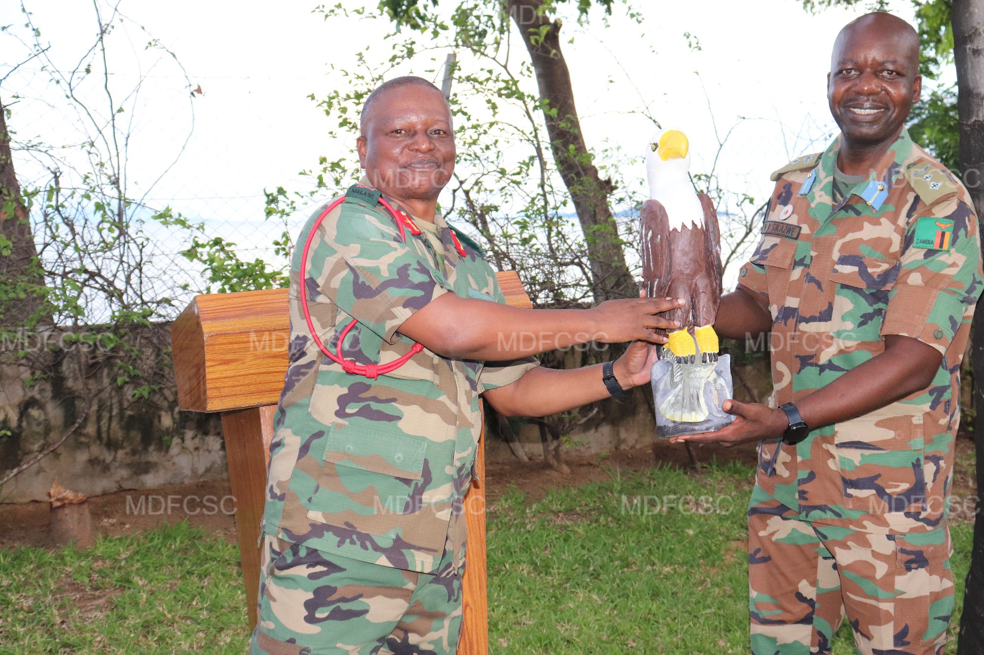 MDF CSC bids farewell to Zambian Directing Staff